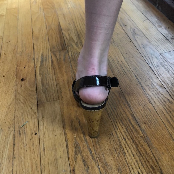 Carlos Santana strappy heels size 8 - Picture 3 of 5